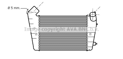 AVA QUALITY COOLING tarpinis suslėgto oro aušintuvas, kompresorius AI4128